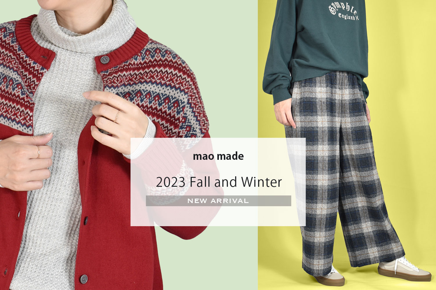 mao made(マオメイド) 2023 FAll and Winter  New items