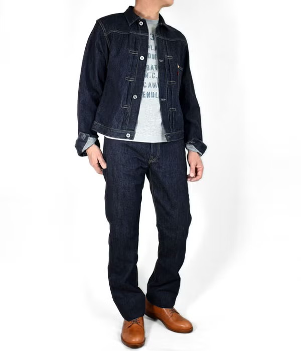 フリーホイーラーズ (FREEWHEELERS)- Lot S601 XX 1944-45 - 5POCKET JEANS 1944-45 WWⅡMODEL 大戦モデル ジーンズ デニムパンツ ジーパン を使ったレディースコーディネート