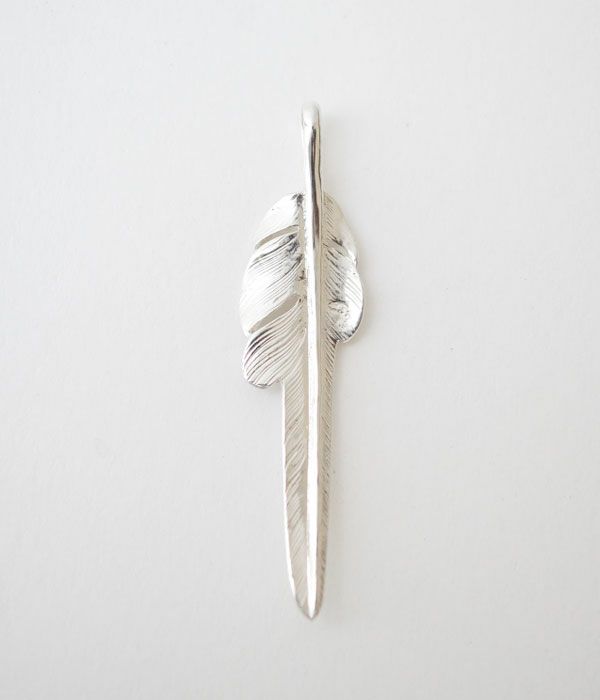 ラリースミス (LARRY SMITH) KAZEKIRI FEATHER PENDANT No.29, MEDIUM,LEFT RIGHT カゼキリフェザー Mサイズ風斬りフェザー 風切りフェザー EFNL-0029
