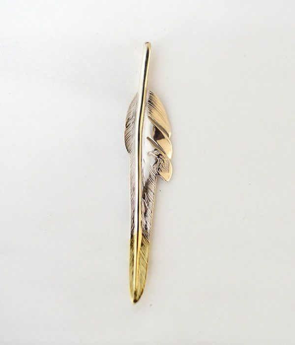 ラリースミス (LARRY SMITH) KAZEKIRI FEATHER PENDANT No. 5 (18K 