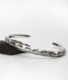 ラリースミス(LARRY SMITH) MEN'S THIN TRIANGLE BRACELET (LEAF) バングル シルバーアクセサリーBR-0091