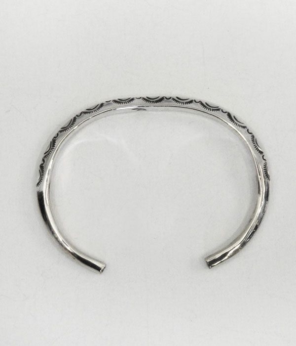 ラリースミス(LARRY SMITH) MEN'S THIN TRIANGLE BRACELET (LEAF) バングル シルバーアクセサリーBR-0091