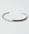 ラリースミス(LARRY SMITH) MEN'S EXTRA THIN TRIANGLE BRACELET -LEAF- バングル シルバーアクセサリーBR-0123