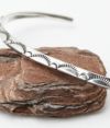 ラリースミス(LARRY SMITH) MEN'S EXTRA THIN TRIANGLE BRACELET -LEAF- バングル シルバーアクセサリーBR-0123