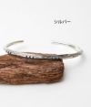 ラリースミス (LARRY SMITH) MEN'S EXTRA THIN TRIANGLE BRACELET -３POINT- バングル シルバーアクセサリー BR-0122 シルバー