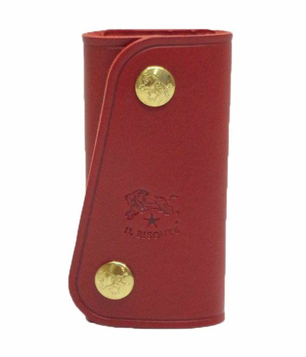 イルビゾンテ (IL BISONTE) レザーキーケース 54023-0-0090 5402300090 34.レッド