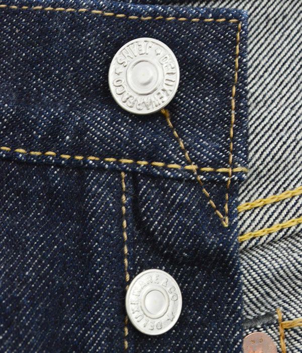 デラックスウエア(DELUXEWARE) オリジナル ジャストストレートジーンズ ジーパン デニムパンツDX076A