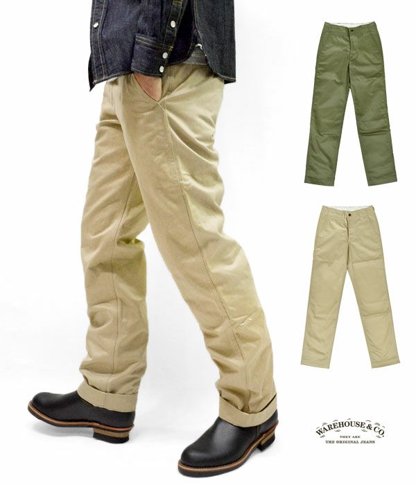 ウエアハウス (WAREHOUSE) Lot 1082 CHINOES チノーズ チノパンツ 