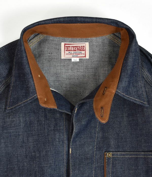 デラックスウエア(DELUXEWARE)40s DENIM SHIRT 40s デニムシャツ7640