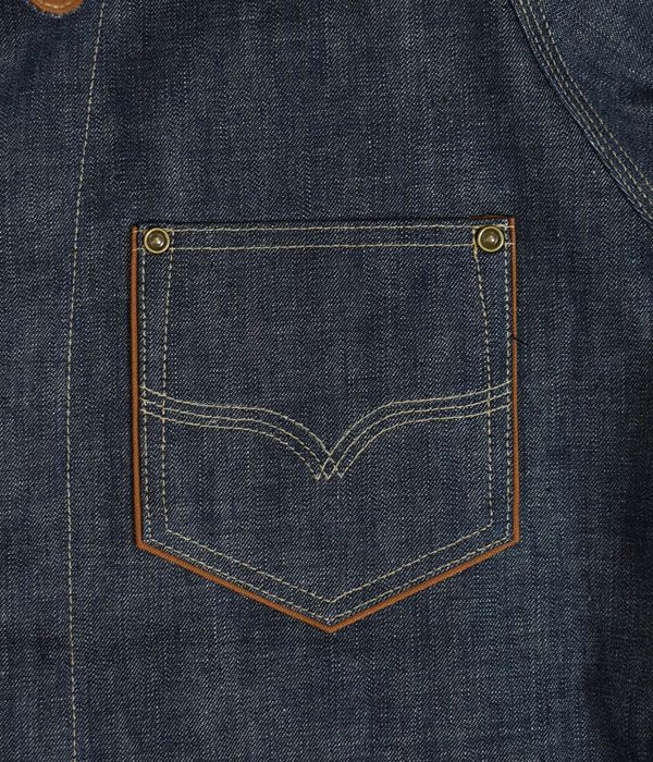 デラックスウエア(DELUXEWARE)40s DENIM SHIRT 40s デニムシャツ7640