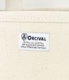 オーチバル/オーシバル (ORCIVAL) HVC HANPU TOTE BAG SMALL キャンバストートバッグ小 マイバッグ エコバッグ RC-7060HVC