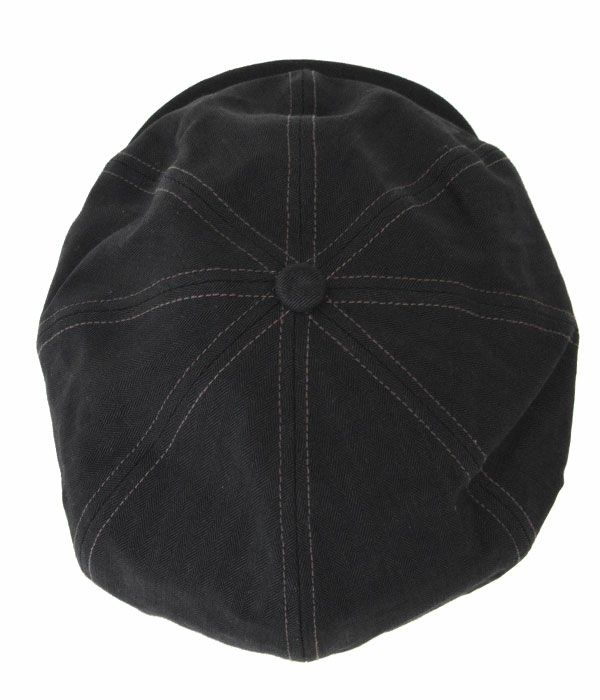フリーホイーラーズ (FREEWHEELERS) "Dylan" ディラン ブラックヘリンボーンツイル キャスケット 帽子 2517002