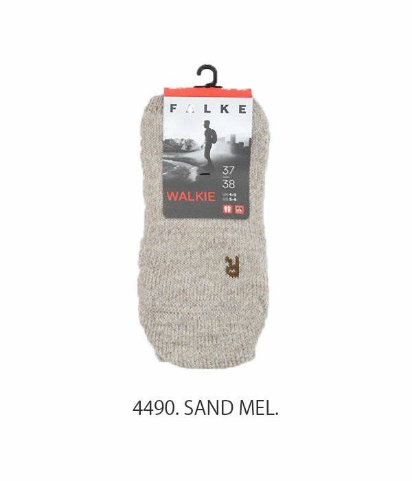 ファルケ (FALKE) WALKIE SOCKS ウォーキーウールソックス 靴下 16480 4490. SAND MEL.