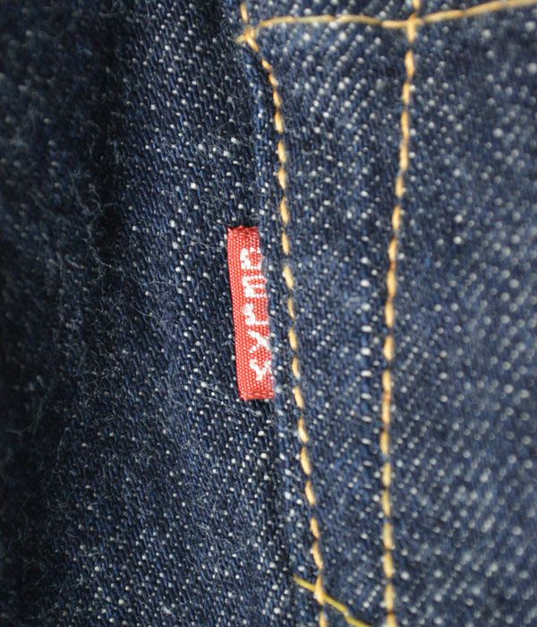 デラックスウエア(DELUXEWARE)1940s オリジナル パイプドストレートデニムパンツDX066B