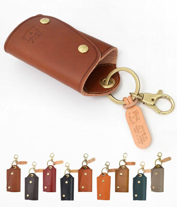 イルビゾンテ(IL BISONTE) レザーワイドキーケース 54324-0-4150 5432404150