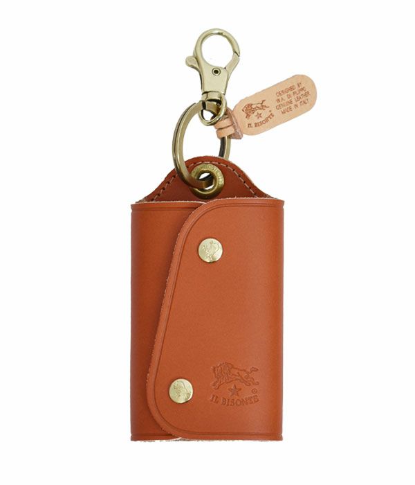 イルビゾンテ(IL BISONTE) レザーワイドキーケース 54324-0-4150 5432404150　45 ヤケヌメ