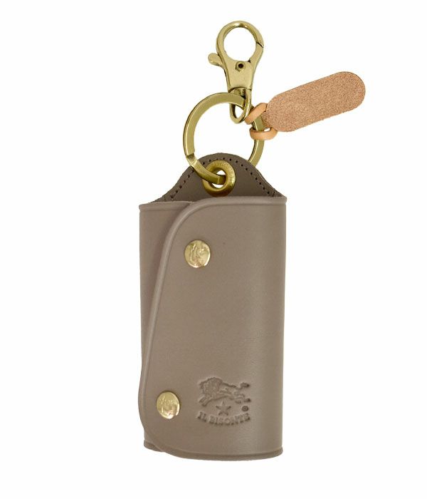 イルビゾンテ(IL BISONTE) レザーワイドキーケース 54324-0-4150 5432404150 18.グレー