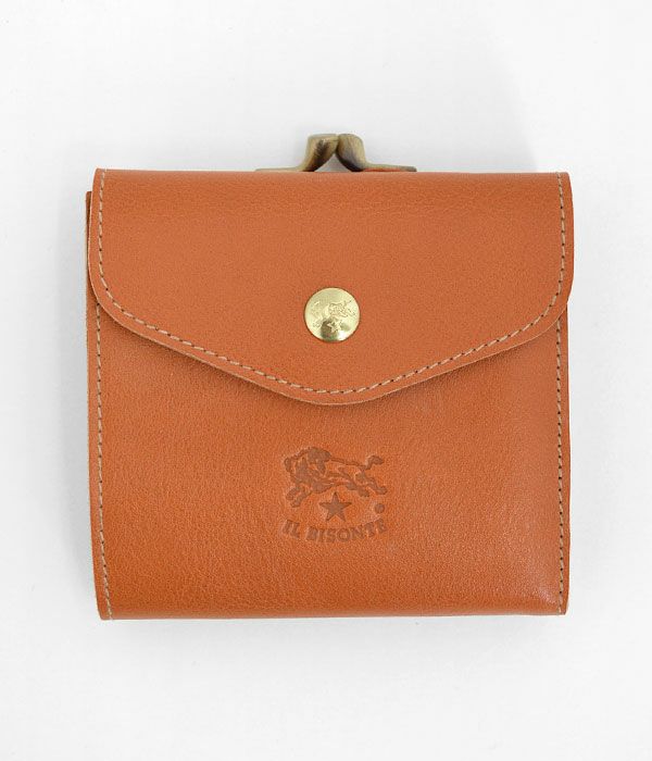 イルビゾンテ(IL BISONTE) がま口 ２つ折りレザーウォレット 財布 41127-7 411277