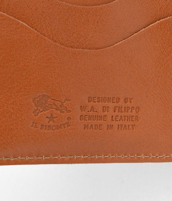 イルビゾンテ(IL BISONTE) がま口 ２つ折りレザーウォレット 財布 41127-7 411277