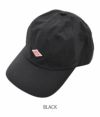 ダントン (DANTON) ナイロンタフタ キャップ 帽子 UVカット JD-7144NTF BLACK
