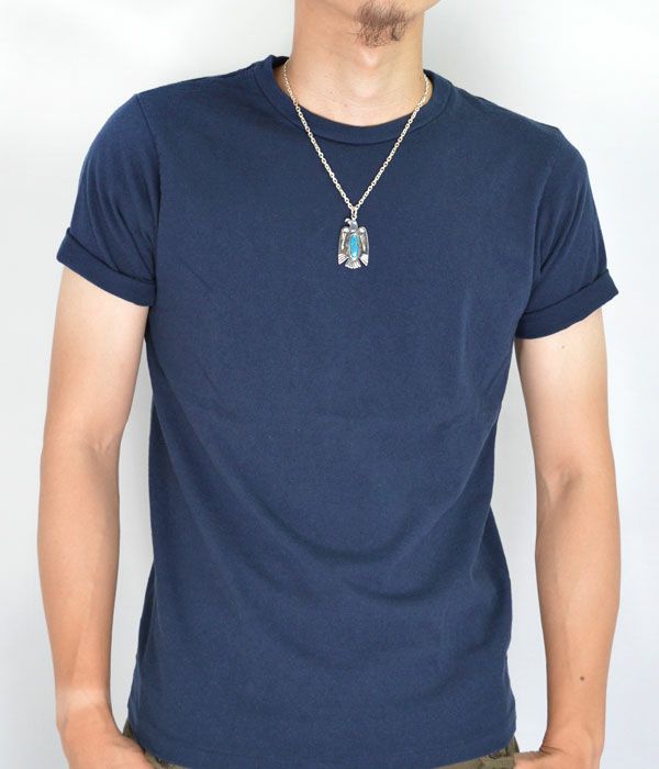 ラリースミス (LARRY SMITH) CLASSIC EAGLE PENDANT (ARROW, TURQUOISE) ペンダントトップ クラシックスタンプ イーグルトップ NL-0126