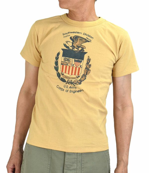 デラックスウエア(DELUXEWARE) U.S.アーミー 半袖プリントTシャツ MTG-1801