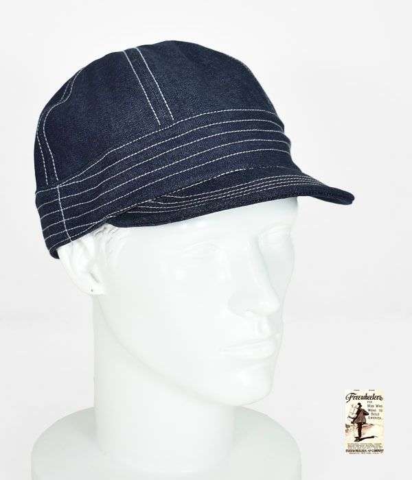 フリーホイーラーズ (FREEWHEELERS) -GUTHRIE- 10oz INDIGO DENIM ガスリー 帽子 ワークキャップ 2517003