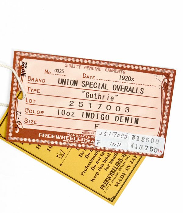 フリーホイーラーズ (FREEWHEELERS) -GUTHRIE- 10oz INDIGO DENIM ガスリー 帽子 ワークキャップ 2517003