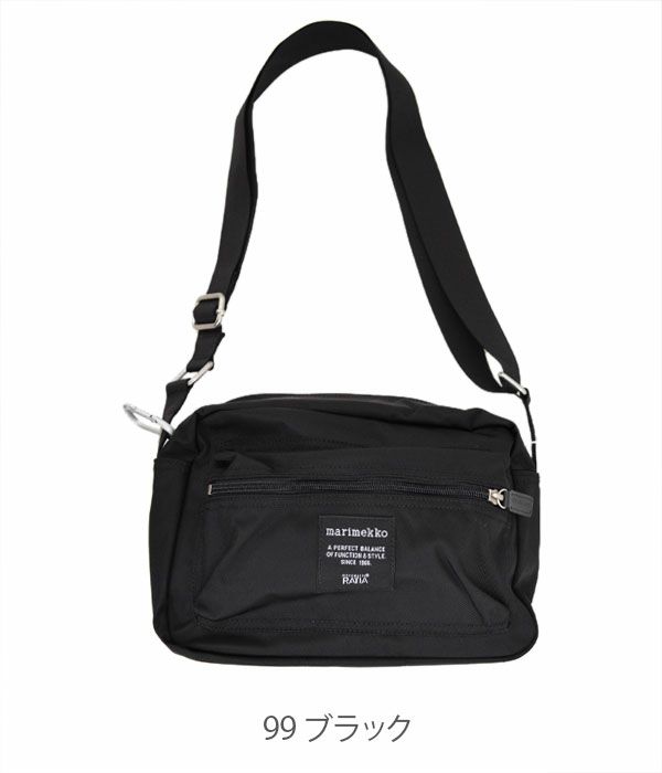 マリメッコ (marimekko) My Things ショルダーバッグ 52239-2-92519 52239292519 99 ブラック