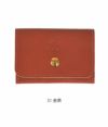イルビゾンテ (IL BISONTE) レザーカードケース 名刺入れ 54192-3-04193 54192304193 31 あか茶