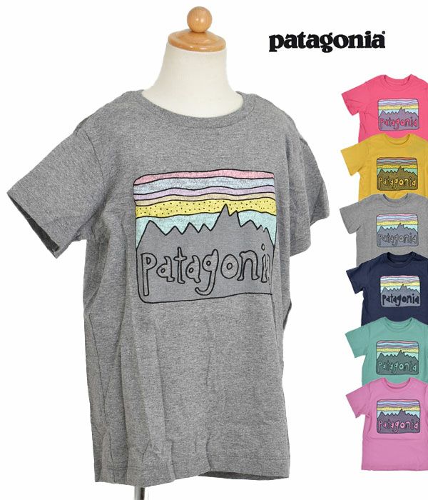 パタゴニア (PATAGONIA) BABY FITZ ROY SKIES ORGANIC T-SHIRT キッズ 子ども 半袖プリントTシャツ 60419