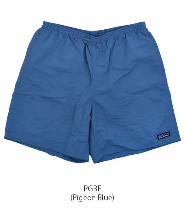 パタゴニア (PATAGONIA) M'S BAGGIES LONGS ショートパンツ 7in (18cm) 58034 PGBE(Pigeon Blue)