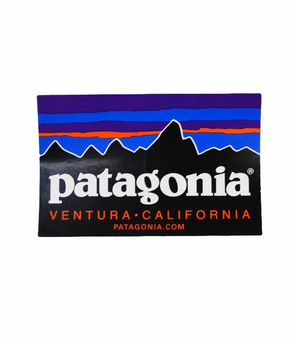 パタゴニア (PATAGONIA) SHOP STICKER CLASSIC PATAGONIA STICKER ステッカー シール 92073, 91926, STK04 ブラック