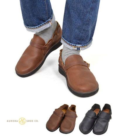 オーロラシューズ (AURORA SHOES) Middle English メンズ レザー