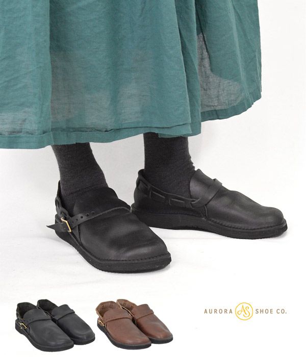 オーロラシューズ (AURORA SHOES) Middle English レザーシューズ 革靴 ME-W