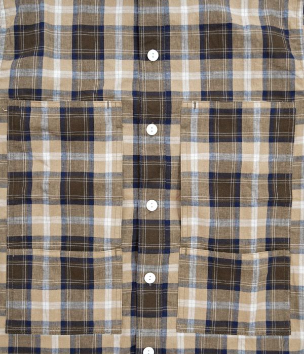 ササフラス(SASSAFRAS) Leaf Pruner Half 1/2 半袖チェックシャツ SF-191479