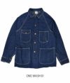 オアスロウ (orSlow) 1950'S COVERALL (UNISEX) カバーオール デニムジャケット 03-6140-81  81 ONE WASH