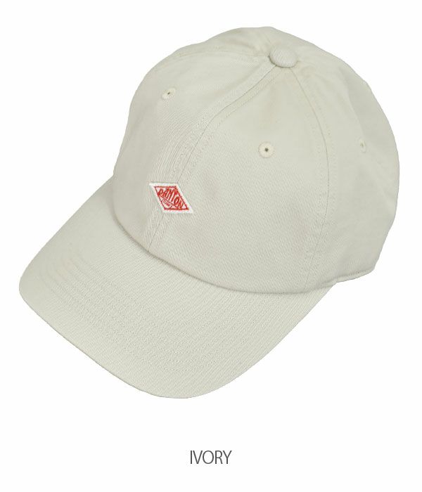 ダントン (DANTON) CHINO CLOTH 6PANEL CAP TKC コットンツイルキャップ 帽子 JD-7144TKC IVORY