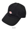 ダントン (DANTON) CHINO CLOTH 6PANEL CAP TKC コットンツイルキャップ 帽子 JD-7144TKC BLACK