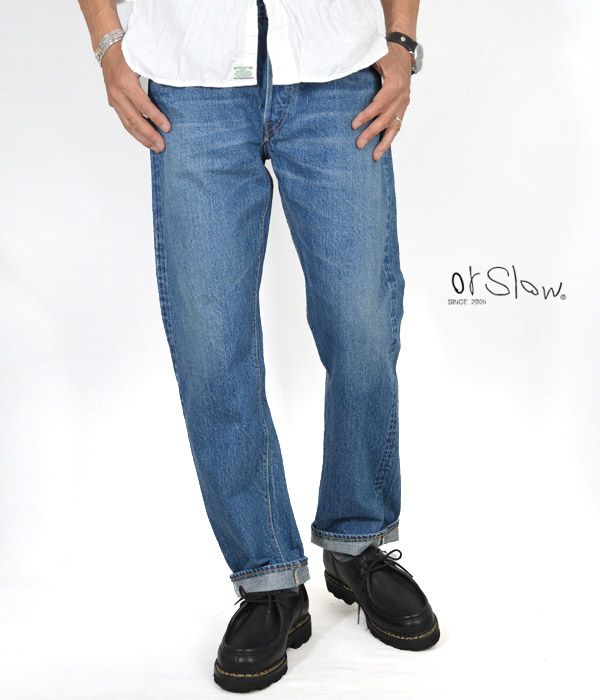 オアスロウ (orSlow) STANDARD DENIM 105 2 YEAR WASH ジーンズ デニムパンツ 01-1050-84  の通販ならトップジミー