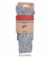 レッドウィング (RED WING) COTTON RAGG CREW コットンブーツソックス　靴下 97167, 97168, 97169  BLACK/WHITE