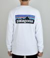 パタゴニア (PATAGONIA) M'S L/S P-6 LOGO RESPONSIBILI-TEE 長袖プリントTシャツ 38518