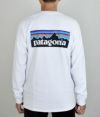 パタゴニア (PATAGONIA) メンズ ロングスリーブ P-6ロゴ レスポンシビリティー Men's Long-Sleeved P-6 Logo Responsibili-Tee 長袖プリントTシャツ 38518