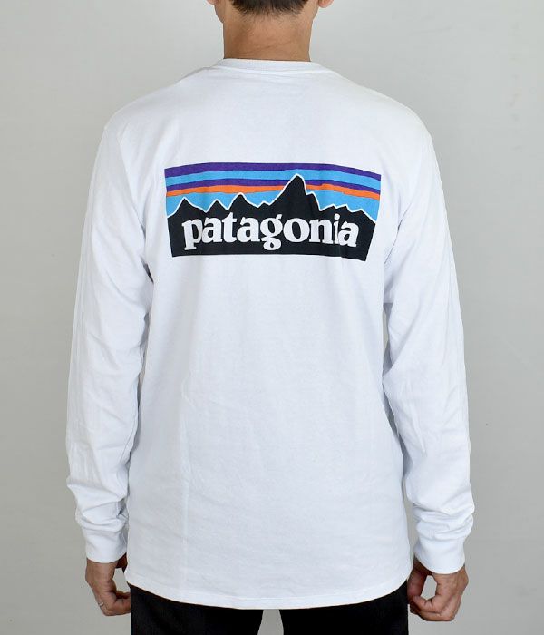 パタゴニア (PATAGONIA) メンズ ロングスリーブ P-6ロゴ レスポンシビリティー Men's Long-Sleeved P-6 Logo Responsibili-Tee 長袖プリントTシャツ 38518