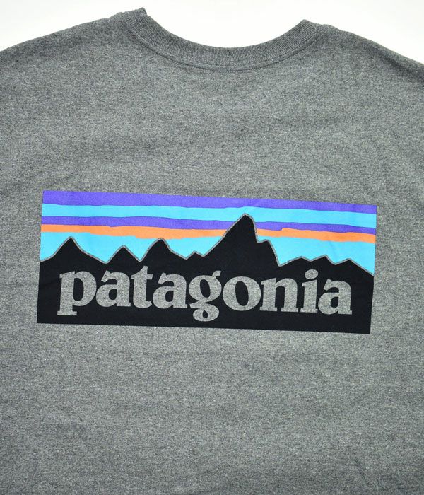 パタゴニア (PATAGONIA) メンズ ロングスリーブ P-6 ロゴ レスポンシビリティー 長袖プリントTシャツ 38518