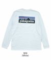 パタゴニア (PATAGONIA) M'S L/S P-6 LOGO RESPONSIBILI-TEE 長袖プリントTシャツ 38518 WHITE