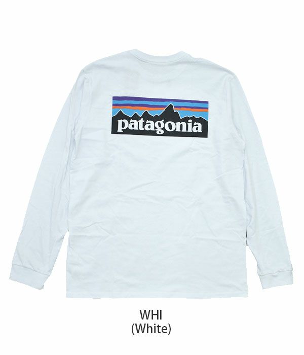 パタゴニア (PATAGONIA) メンズ ロングスリーブ P-6 ロゴ レスポンシビリティー 長袖プリントTシャツ 38518