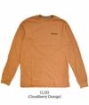 パタゴニア (PATAGONIA) M'S L/S P-6 LOGO RESPONSIBILLI-TEE 長袖プリントTシャツ 38518 CLOO (Cloudberry Orange)