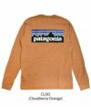 パタゴニア (PATAGONIA) M'S L/S P-6 LOGO RESPONSIBILLI-TEE 長袖プリントTシャツ 38518 CLOO (Cloudberry Orange)