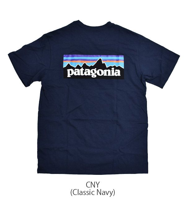  パタゴニア (PATAGONIA) メンズ P-6 ロゴ レスポンシビリティー ポケT 半袖ポケット付プリントTシャツ 38512